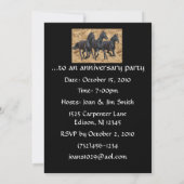 Invitation sauvage de chevaux (Dos)