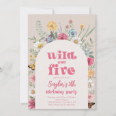 Invitation sauvage et cinq Fleurs sauvages (Devant)