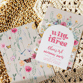 Invitation sauvage et trois Fleurs sauvages