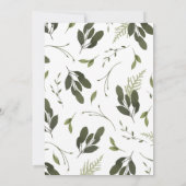 Invitation Sauvage et vert (Dos)