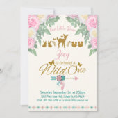 Invitation Sauvage - premier anniversaire (Devant)