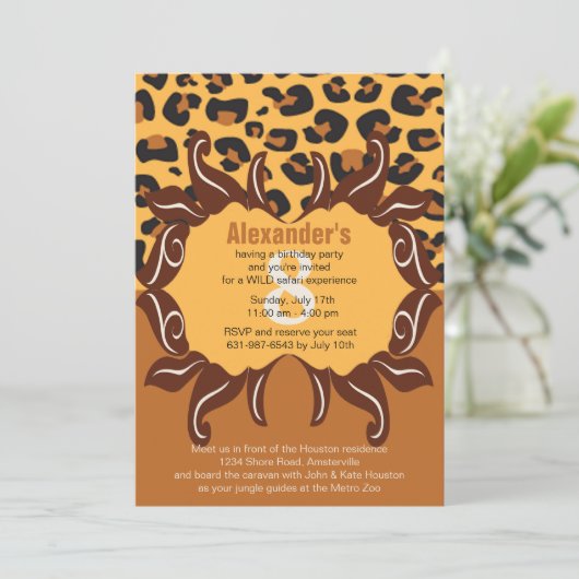 Invitation sauvage terminée (Debout devant)