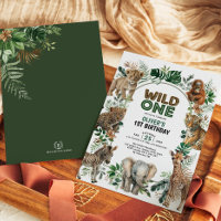 Sauvage Tropical Une Jungle Safari Animaux Anniver