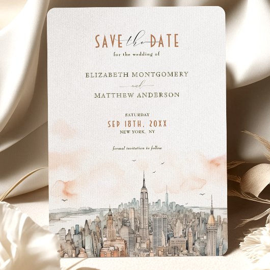 Invitation Sauvegarde de la Skyline de New York