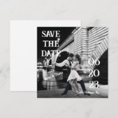 Invitation Sauvegarder la date (Devant / Derrière)