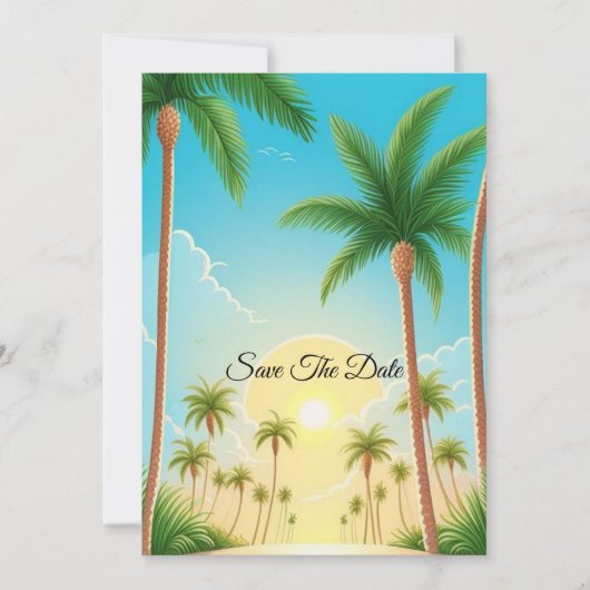 Invitation Sauvegarder La Date (Devant)