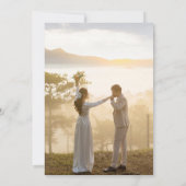 Invitation Sauvegarder La Date (Dos)