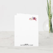 Invitation Sauvegarder la date annonce de mariage (Dos)