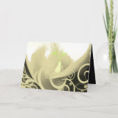 Invitation Sauvegarder la date Cala Lily - Brun et ... - Pers (Dos)