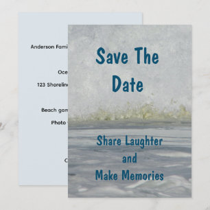 Invitation Sauvegarder la date de voyage d'été Vacances de pl
