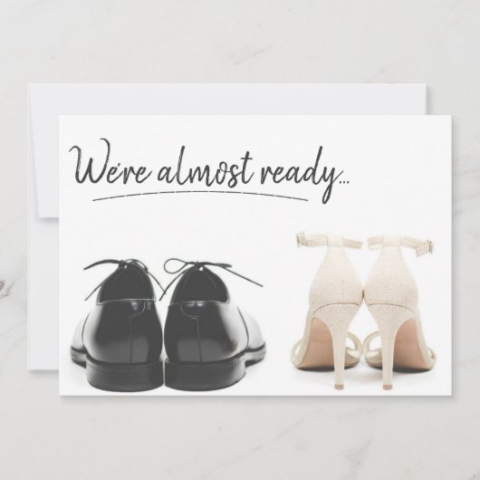 Invitation Sauvegarder la date simple et moderne (Devant)