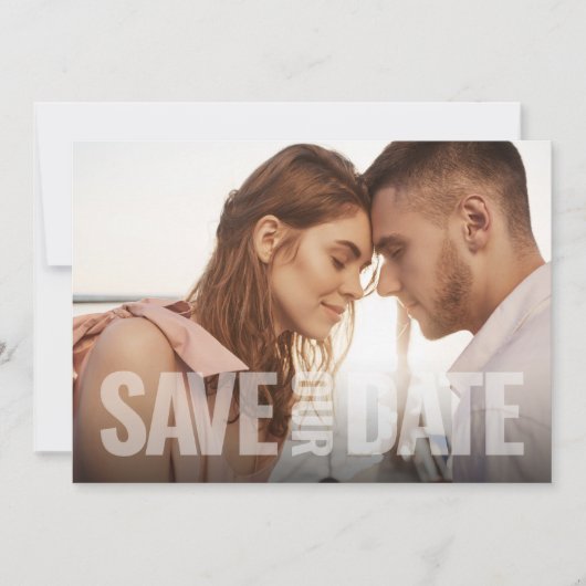 Invitation Sauvegarder l'annonce de notre rendez-vous (Devant)