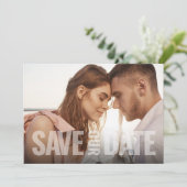 Invitation Sauvegarder l'annonce de notre rendez-vous (Debout devant)