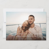 Invitation Sauvegarder l'annonce de notre rendez-vous (Dos)