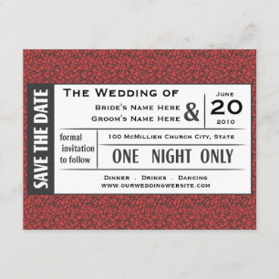 Invitation Sauvegardez votre billet !