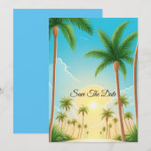 Invitation Sauver La Date (Devant / Derrière)