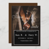 Invitation Sauver la date (Devant / Derrière)