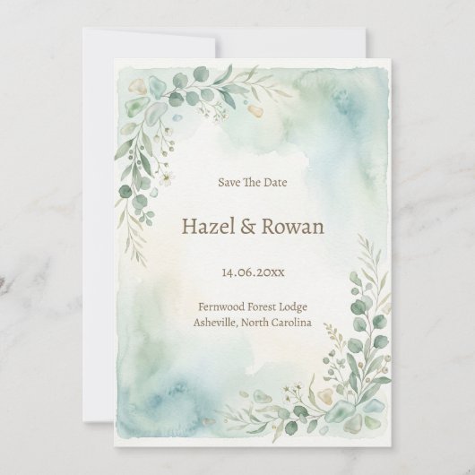 Invitation sauver la date (Devant)
