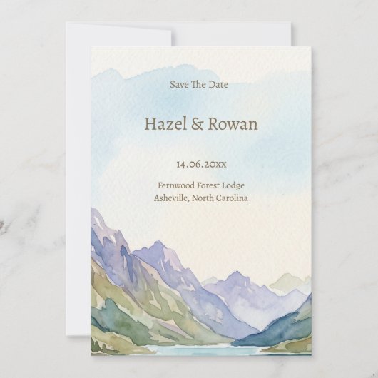 Invitation sauver la date (Devant)