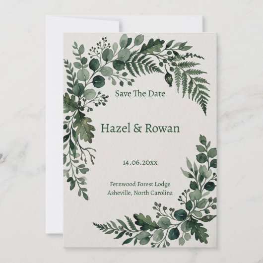 Invitation sauver la date (Devant)