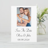 Invitation sauver la date (Debout devant)