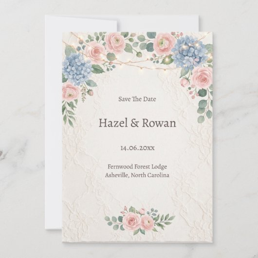 Invitation sauver la date (Devant)