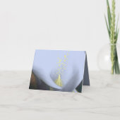 Invitation Sauver la date Cala Lily -Bleu et Jaune (Dos)
