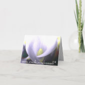 Invitation Sauver la Date Cala Lily - Sauge (Dos)