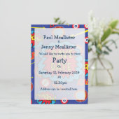 Invitation Sauver la Date Comic Heroes (Debout devant)