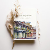 Invitation Sauver la date de la Nouvelle-Orléans Ville Quarti