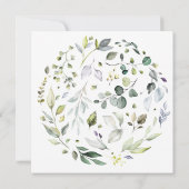 Invitation Sauver la date Herbal Design (Dos)