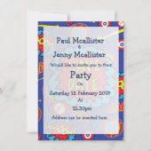 Invitation Sauver la Date Héros de Bande Dessinée (Devant)