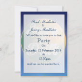 Invitation Sauver la Date Lune Magique (Devant)