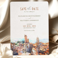 Sauver la date mariage toscan San Gimignano Italie