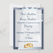 Invitation Sauver la date Phare Vintage (Devant)