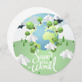 Invitation sauver le monde (Devant / Derrière)