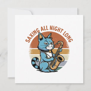 Invitation Sauver toute la nuit - Pour les saxophonistes
