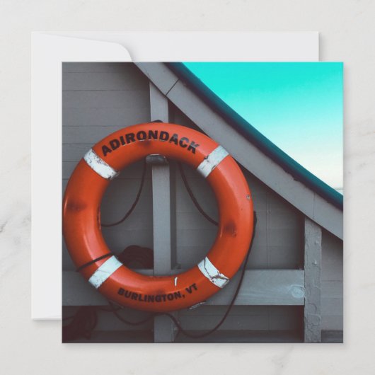 Invitation sauveteur de traversier adirondack (Devant)