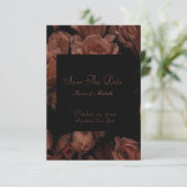 Invitation Sauvez les dates - Roses de couleur (Debout devant)