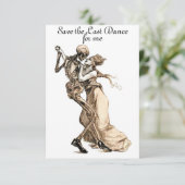 Invitation Sauvez l'invitation de la Dernière danse pour moi (Debout devant)