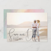 Invitation Sauvez nos lignes de raffinage par date manuscrit (Devant / Derrière)