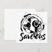 Invitation Sauvez-nous (Devant / Derrière)