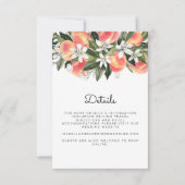 Invitation Savannah - Boîtier de fleurs blanches à l'aquarell (Devant)