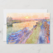 Invitation Savannah GA River Street Sunset Party (Dos)