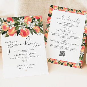 Invitation SAVANNAH Où Mes Pêches À Bachelorette