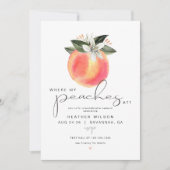 Invitation SAVANNAH Où Mes Pêches À Bachelorette (Devant)