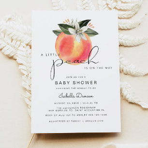 Invitation Savannah - Une petite Baby Shower de pêche en pêch