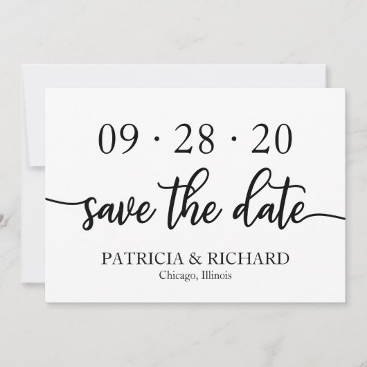 Invitation Save the Date (Devant)