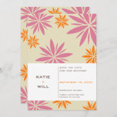 Invitation SAVE THE DATE ANNONCE :: vitalité 4P (Devant / Derrière)