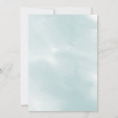 Invitation Save the date | Aquarelle Lilac (Dos)